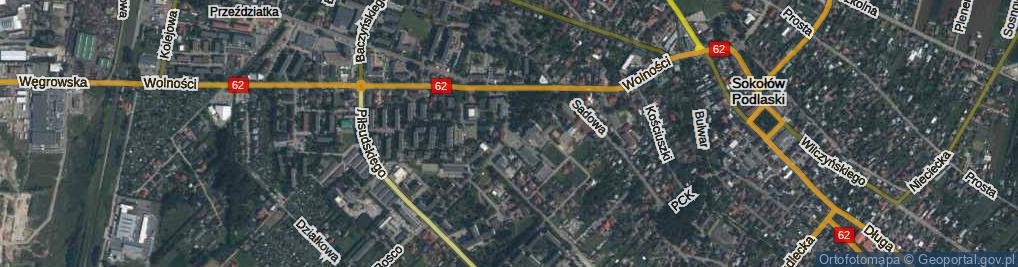 Zdjęcie satelitarne Rondo Dąbrowskiego Stanisława rondo.